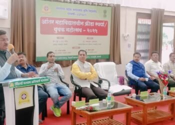 कृषी विद्यापीठात आंतरमहाविद्यालयीन युवक व क्रीडा महोत्सवाचे थाटात उद्घाटन