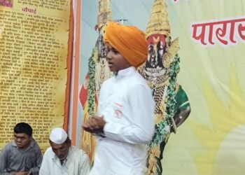 सेलूचे बाल कीर्तनकार शौर्य शिंदे यांची पहिली कीर्तन सेवा