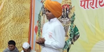सेलूचे बाल कीर्तनकार शौर्य शिंदे यांची पहिली कीर्तन सेवा