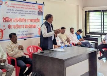 टेनिस व्हॉलीबॉल राज्य पंच परीक्षा, कार्यशाळा उत्साहात