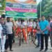परभणीत तिरंगा सायकल रॅली उत्साहात