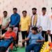 अण्णाभाऊ साठे यांना रक्तदान करून अभिवादन