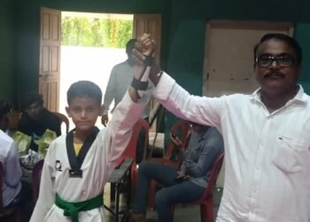 प्रथमेश पवारची विभागीय तायकांदो स्पर्धेसाठी निवड