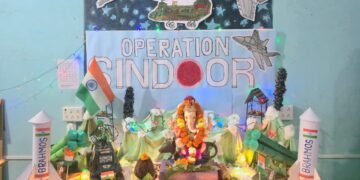'ऑपरेशन सिंदूर' देखाव्याने वेधले लक्ष