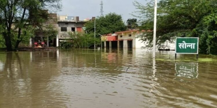 सोन्ना पाण्याखाली; संपर्क तुटला