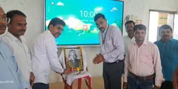 शालेय परिपाठातून मूल्यांची रूजवणूक : डॉ.गणेश शिंदे