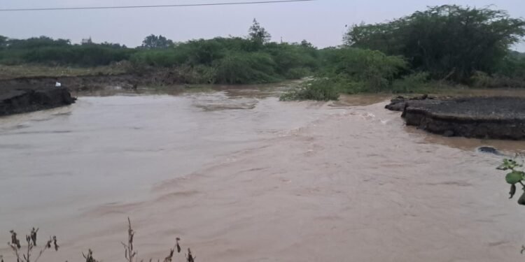 परभणीला परतीच्या पावसाने झोडपले