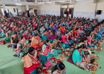 सेलूत कुंकुमार्चन पूजन उत्साहात