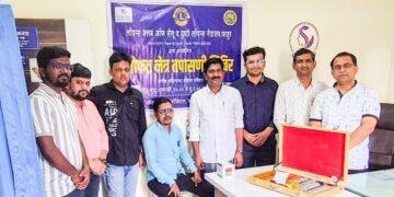 लायन्सच्या शिबिरात ९० रुग्णांची नेत्र तपासणी