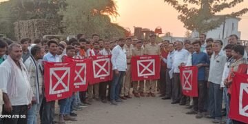 योगेश्वरी शुगर्सच्या वाहनांना रिफ्लेक्टर