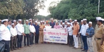 दुचाकी रॅलीद्वारे मतदार जनजागृती