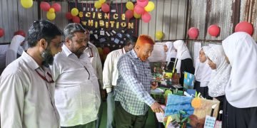 विज्ञान प्रदर्शनात विद्यार्थ्यांचा उत्स्फूर्त सहभाग