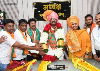 सेलूचे नगराध्यक्ष मिलिंद सावंत यांचा पदग्रहण सोहळा उत्साहात