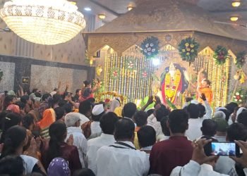 श्री साईबाबा मंदिरात श्रीराम जन्मोत्सव उत्साहात