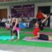 नूतन विद्यालयात योगासन प्रात्यक्षिके