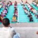 वालूरच्या जिप कन्या शाळेत योग दिन उत्साहात