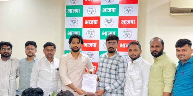 भाजप युवा मोर्चा सेलू शहराध्यक्षपदी ठाकूर