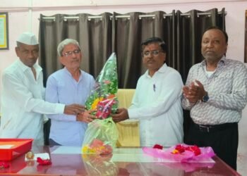 सावित्रीबाई बिहाणी नूतन प्राथमिक शाळेच्या मुख्याध्यापकपदी एकनाथ जाधव