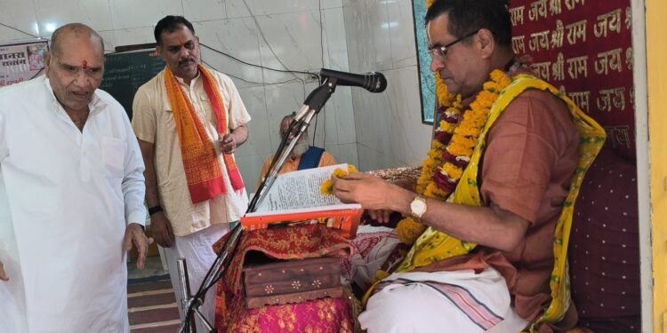 श्री पेडा हनुमान मंदिरात श्रीराम कथा सोहळ्यास प्रारंभ