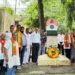 क्रांती दिनानिमित्त स्वातंत्र्यसेनानींच्या कुटुंबीयांचा सन्मान