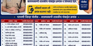 पोलीस अधीक्षक पंकज कुमावत यांचा अभिनव उपक्रम : नागरीकांचा परभणी पोलिसांशी थेट संपर्क अधिक सुलभ