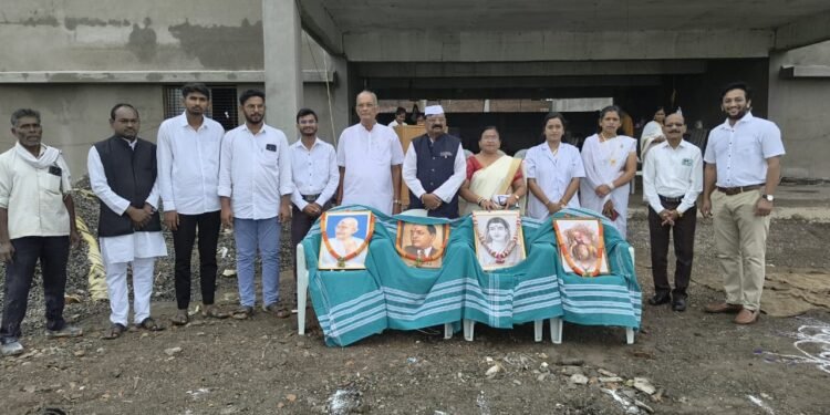 सावित्रीबाई फुले नर्सिंग कॉलेजमध्ये स्वातंत्र्यदिन उत्साहात