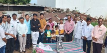 मोरेगावच्या विधवा महिलेसह तिच्या चार मुलींना मोठा आधार