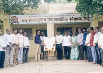 न्यू हायस्कूलमध्ये राष्ट्रीय क्रीडा दिन उत्साहात साजरा