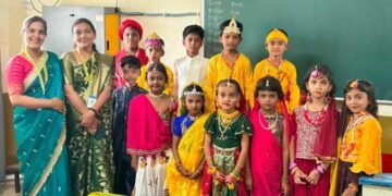 वाय.सी. सीबीएसई स्कूलमध्ये श्रीकृष्ण जन्माष्टमी उत्साहात